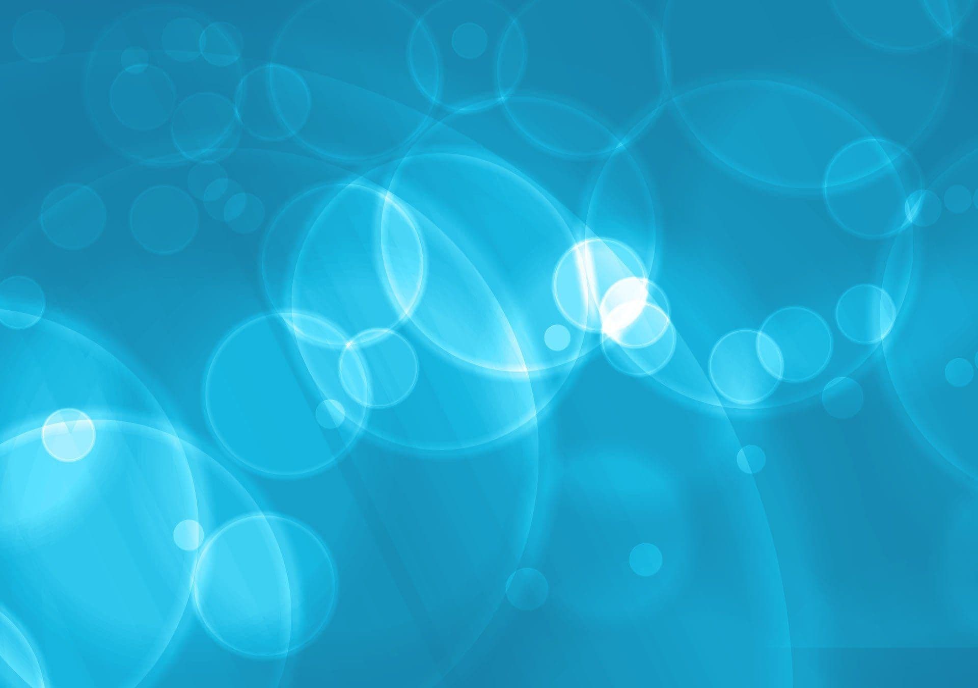 Blue bubble background